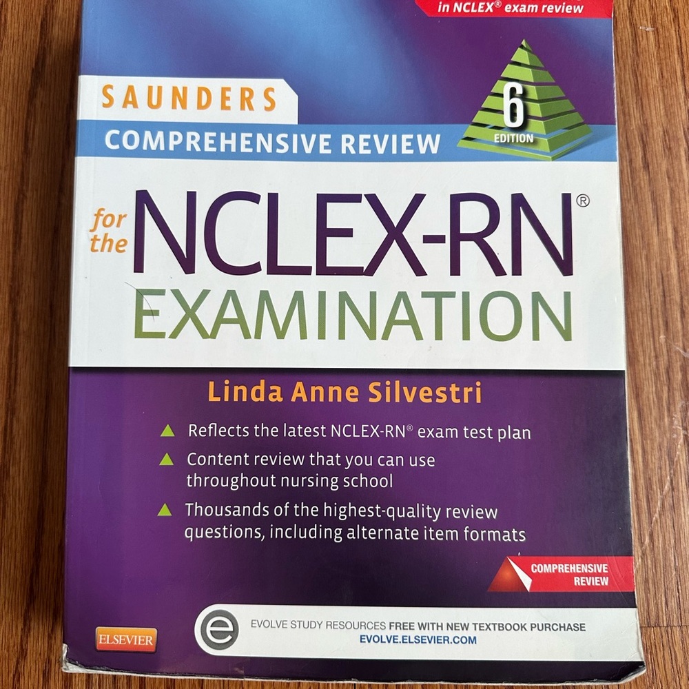 Saunders NCLEX-RN Examination Review Book